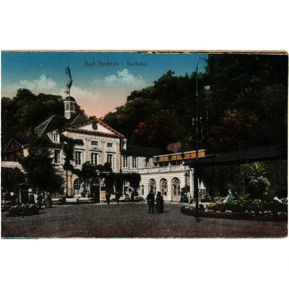 American Vintage Other - Bad Bertrich Kurhaus Germany Postcard